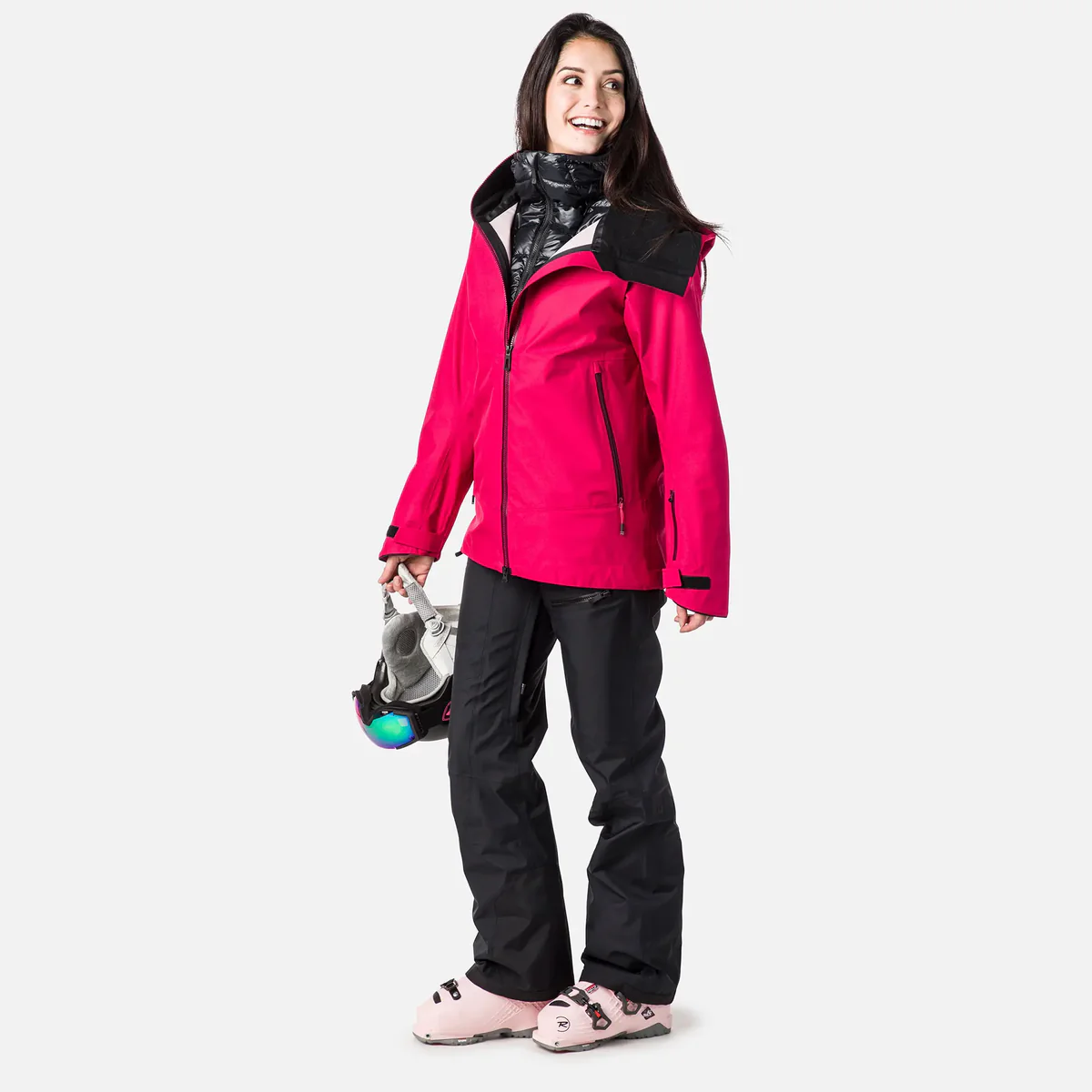 Rossignol SKPR 3L Ski Jas Dames - Roze - Image 5