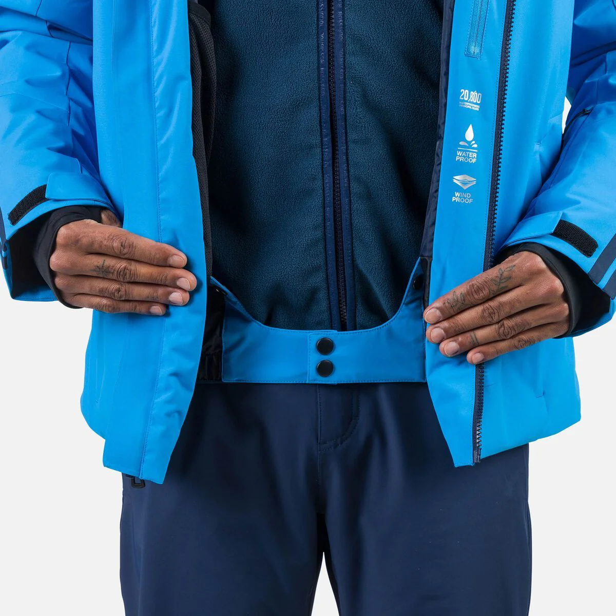 Rossignol Strawpile Ski Jas Heren - Blauw - Image 16