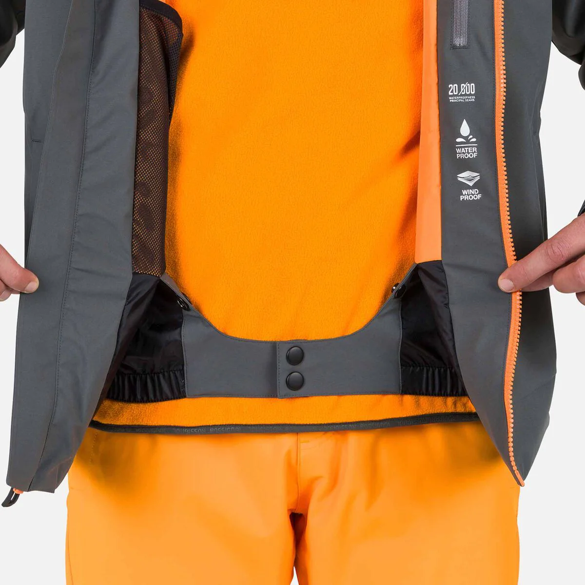 Rossignol Strawpile Ski Jas Heren - Grijs - Image 16