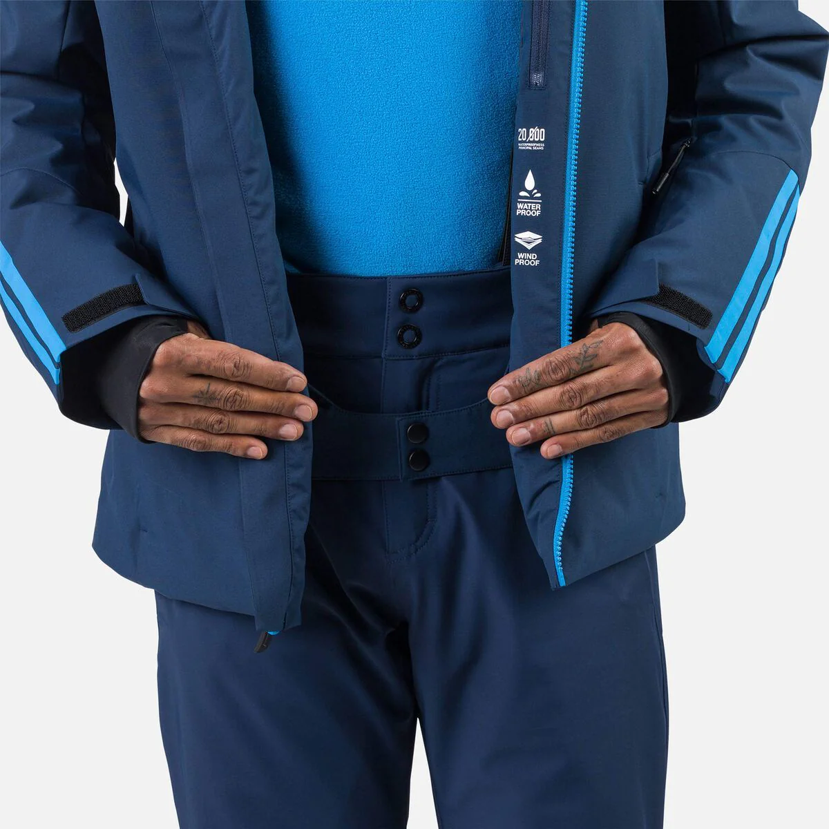 Rossignol Strawpile Ski Jas Heren - Navy - Image 16