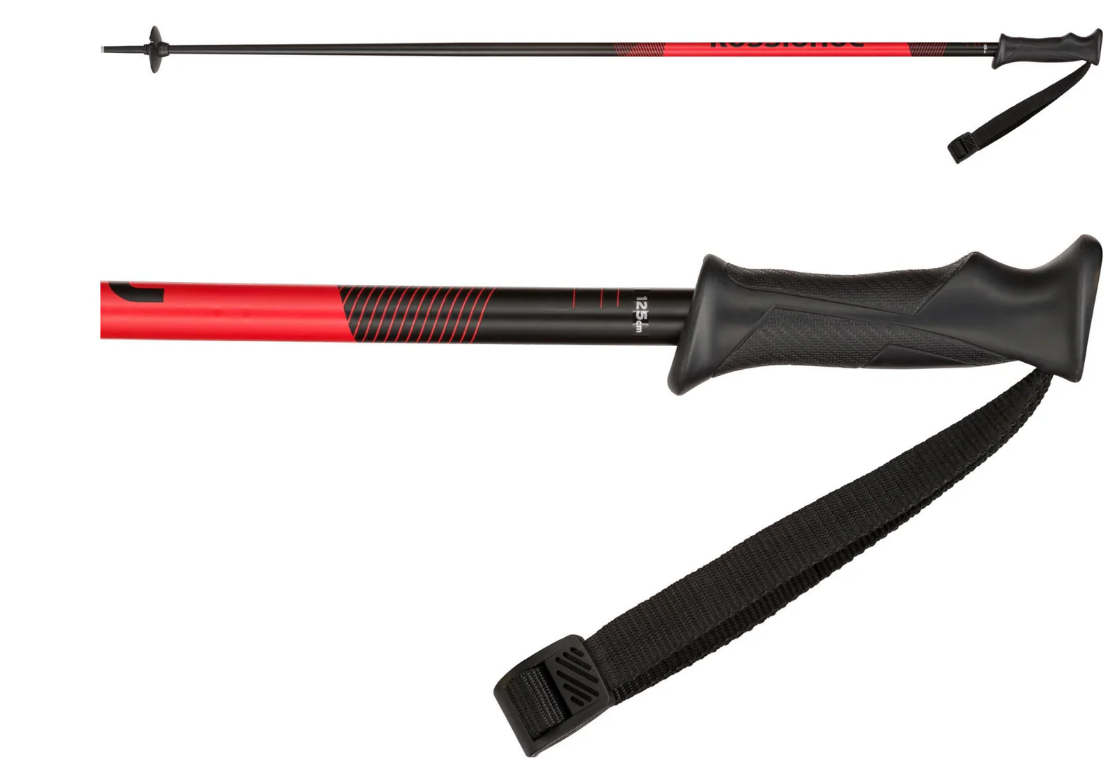 Rossignol Tactic skistokken zwart/rood - Image 3