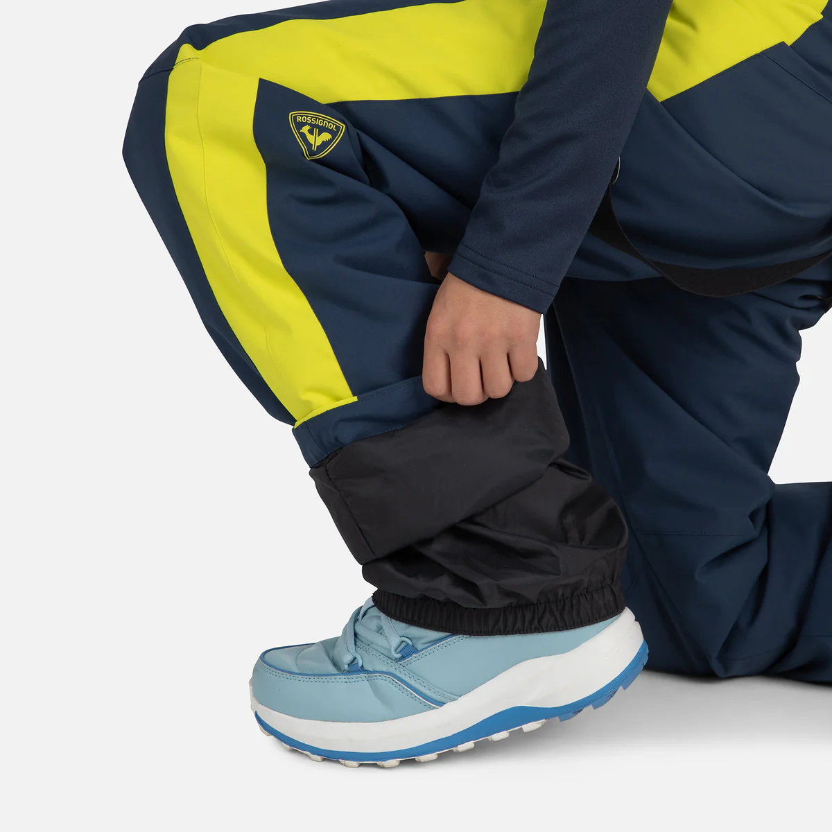 Rossignol Velika Suspender Skibroek Kinder - Navy/Geel - Image 8