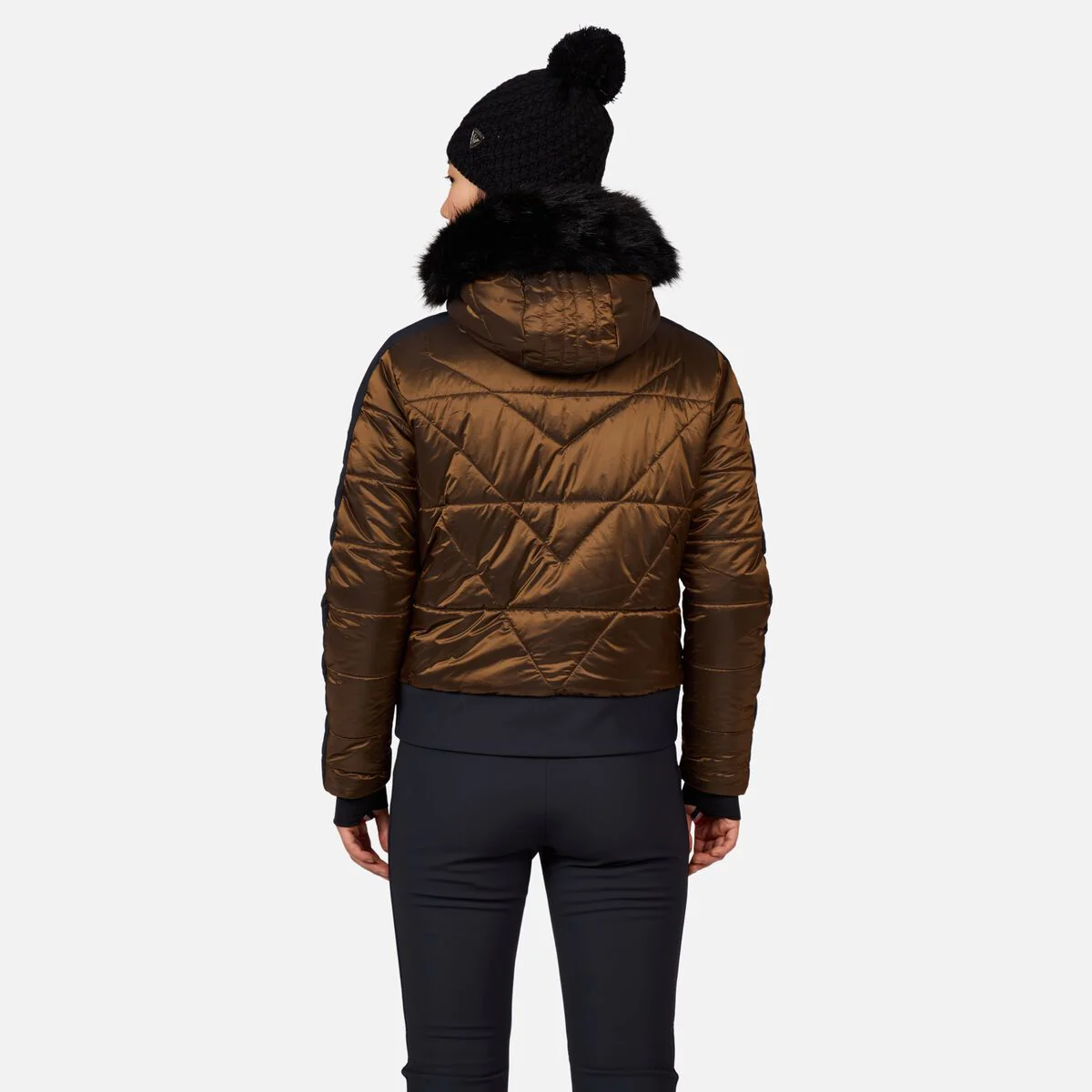 Rossignol Ventina Bomber Ski Jas Dames - Brons - Image 2