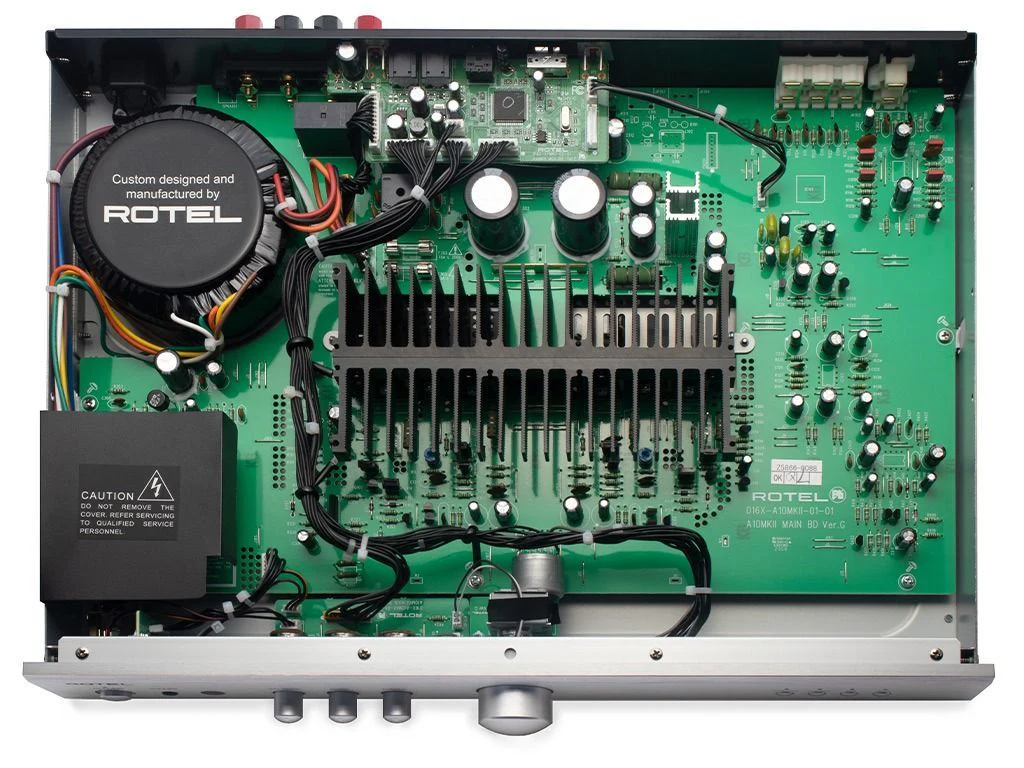 Rotel A10MKII zilver slanke geïntegreerde versterker - Image 7