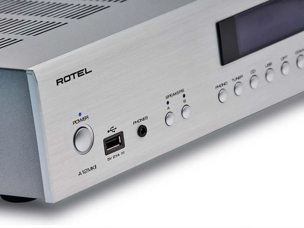 Rotel A12MKII zilver geïntegreerde versterker - Image 2