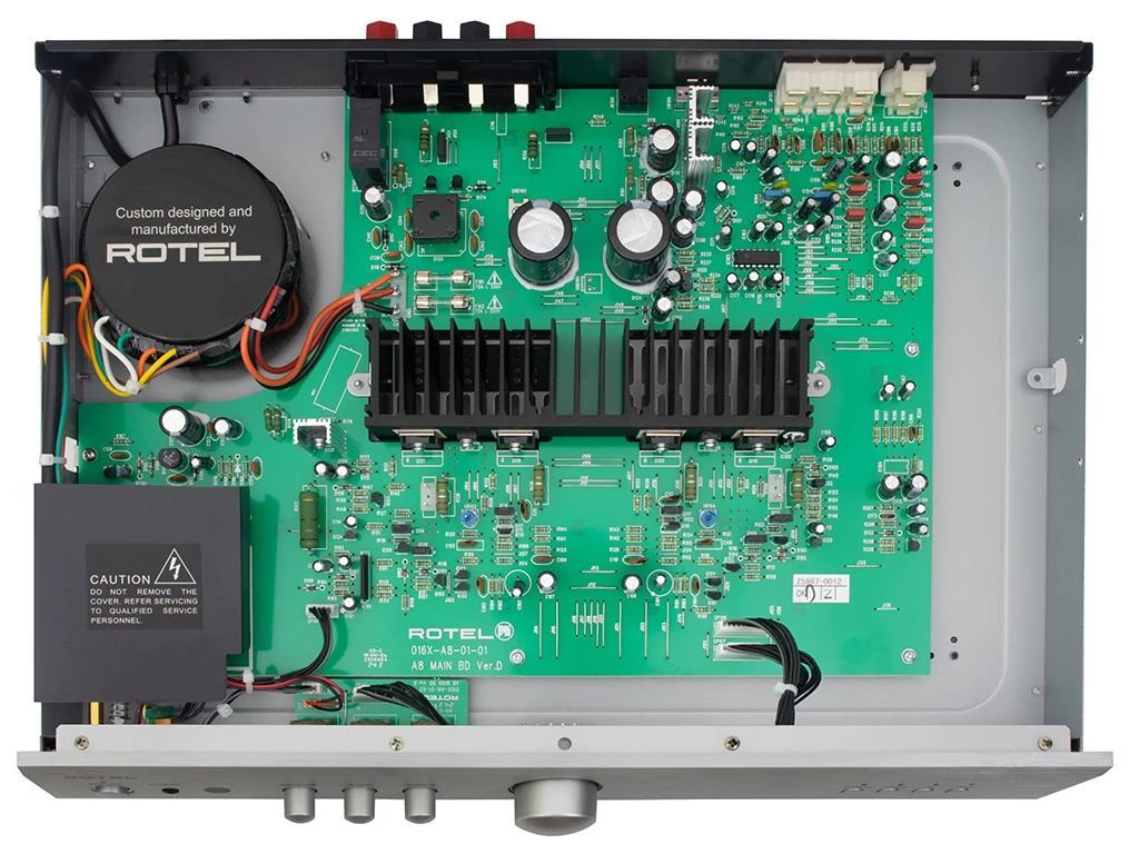 Rotel A8 zilver Stereo versterker met Phono voorversterker ingebouwd - Image 7