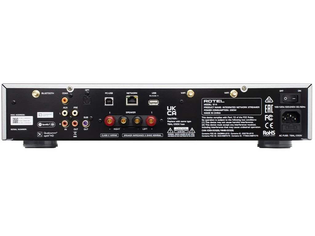 Rotel S14 model 2025 zilver Streaming versterker - Image 2