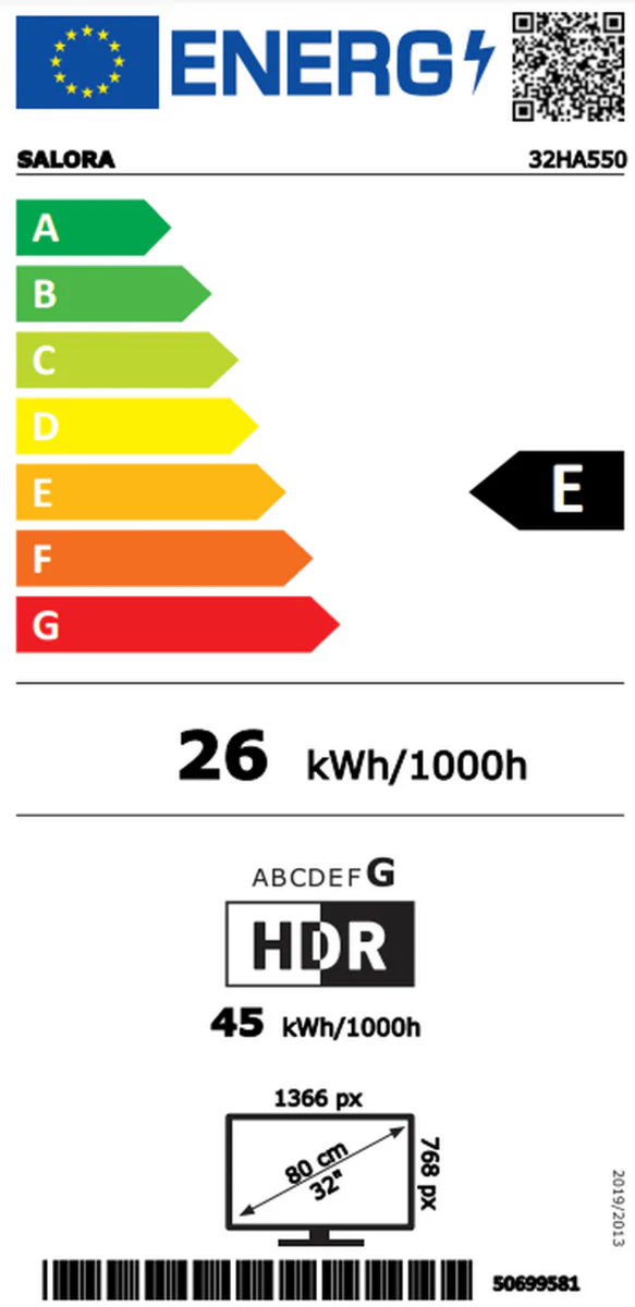 Salora 32HA550 Led televisie met Android smart TV en Chromecast - Image 4