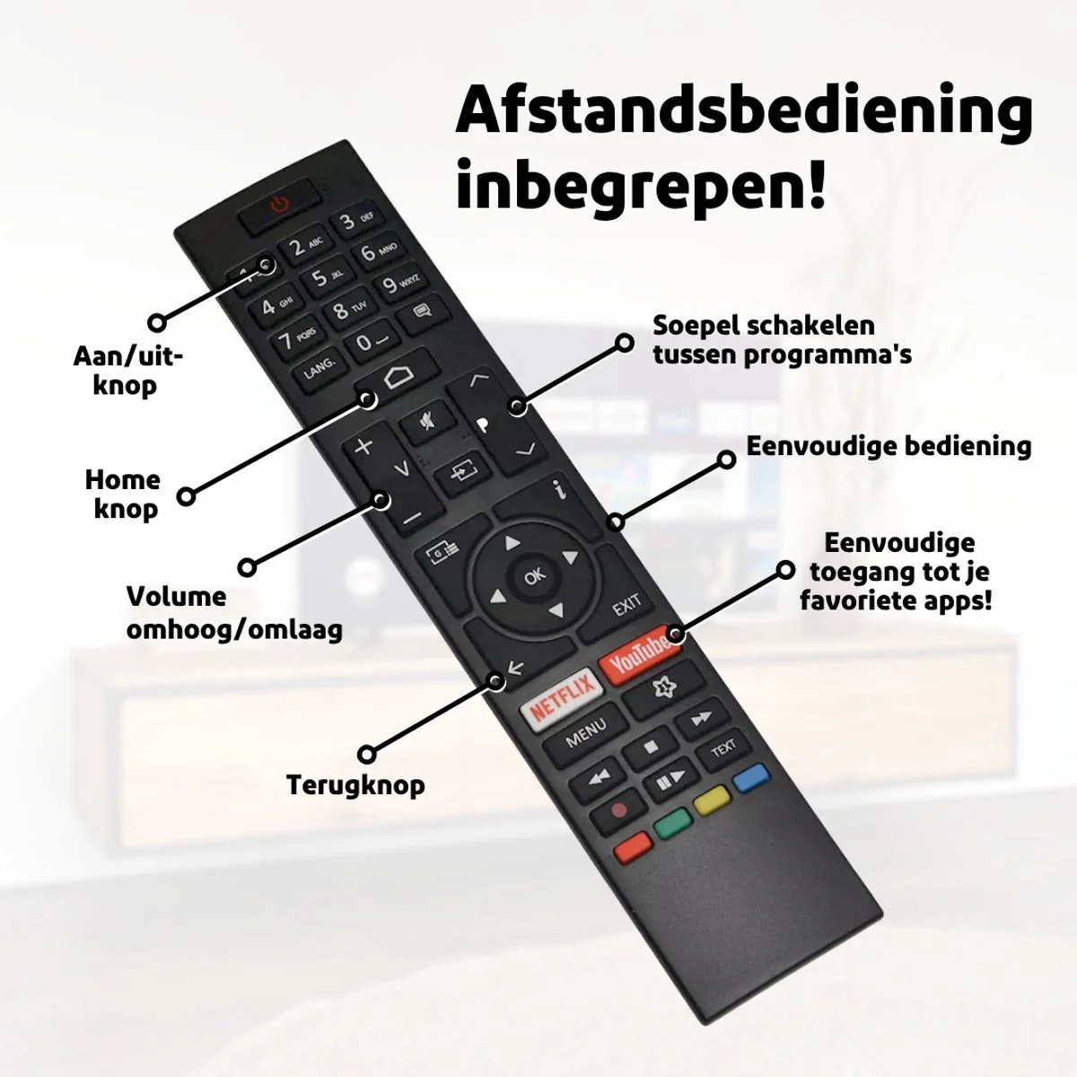 Salora 50QLEDTV Smart Televisie - Image 2