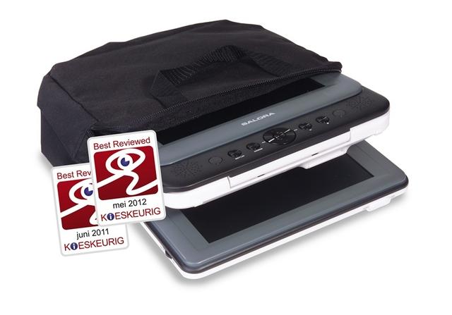 Salora DVP7048 TWIN DVD-speler met twee 7 inch schermen, USB en vele accessoires - Image 4
