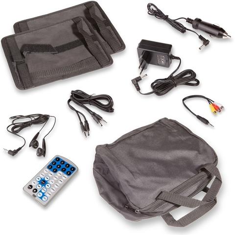 Salora DVP7048 TWIN DVD-speler met twee 7 inch schermen, USB en vele accessoires - Image 5
