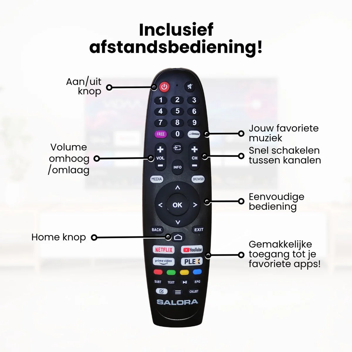 Salora FOD43FV Smart Televisie - Image 4