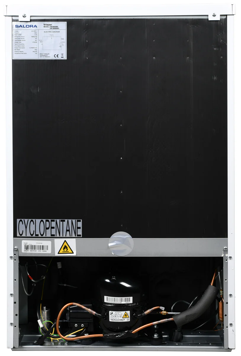 Salora FRT8600WH vriezer tafelmodel, 55 cm breed - Image 5