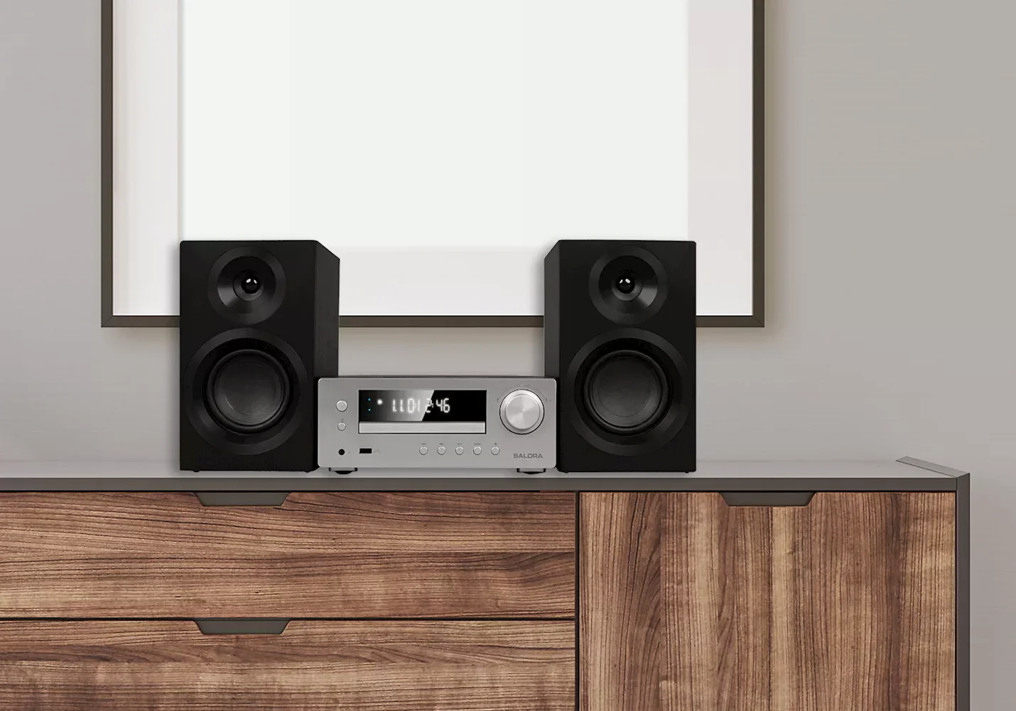 Salora MHS550 stereo microset met DAB+ radio en CD speler ingebouwd - Image 5