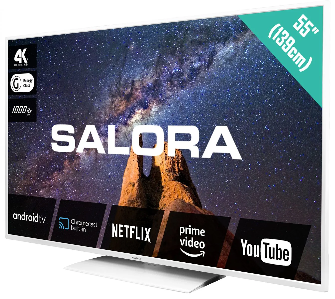 Salora MILKYWAY 55 met Google Android TV, Chromecast ingebouwd, Wifi - Image 2