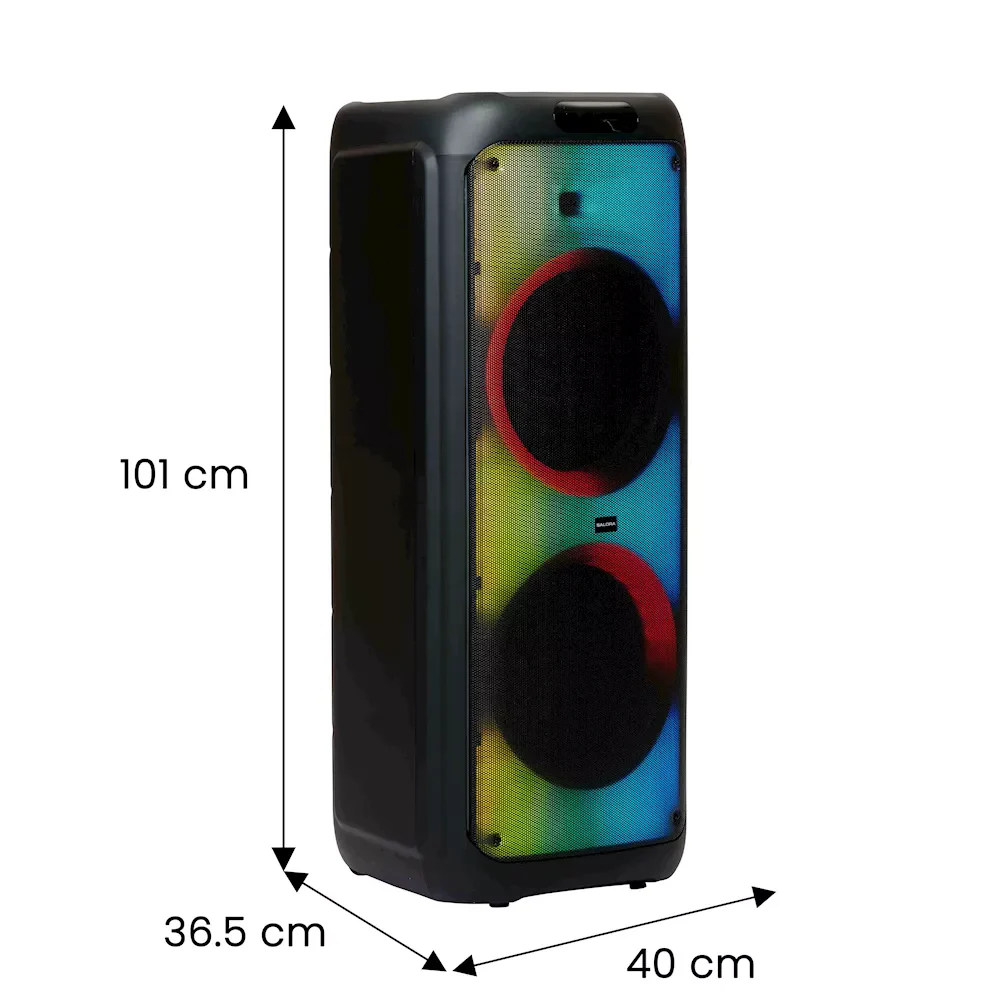 Salora Partyspeaker XXL1 met microfoon en Karaoke functie - Image 7