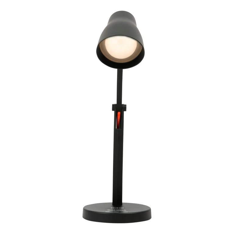 Salora TLQ300 zwart Bureau LED lamp met verstelbare arm en 10 watt QI telefooncharge - Image 2
