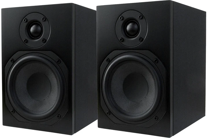 Scansonic L5 zwart Boekenplank luidspreker, prijs per stuk, afname per paar