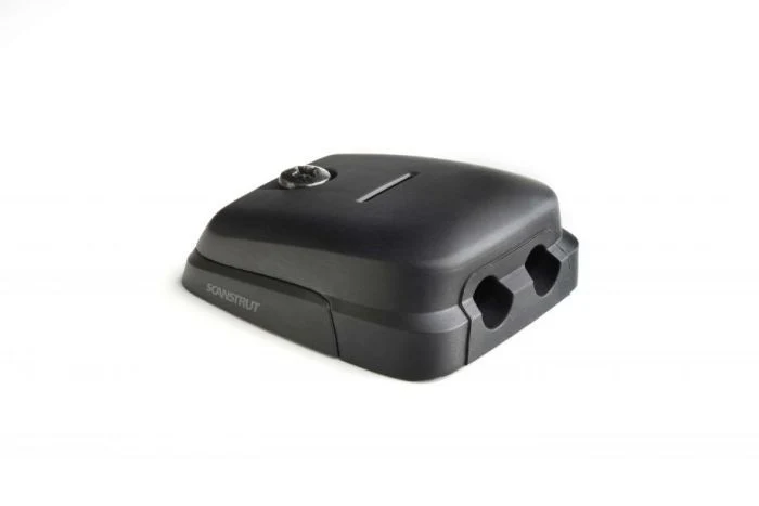 ScanStrut Dekdoorvoer horizontaal 5-6 mm voor dubbele kabel zwart