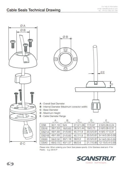 ScanStrut Dekdoorvoer Ø49 mm Voor Kabel 4-9 mm grijs - Image 4