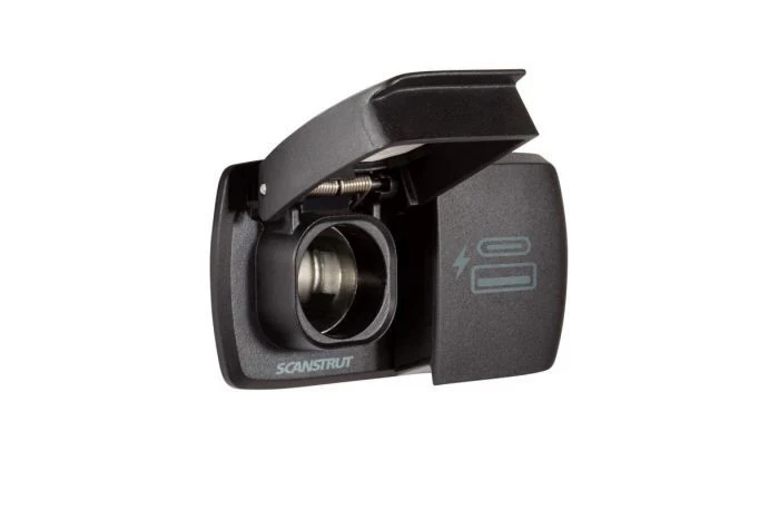 ScanStrut Flip Pro Duo USB-A en USB-C aansluiting en 12V contactdoos - Image 3