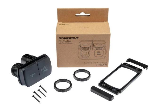 ScanStrut Flip Pro Duo USB-A en USB-C aansluiting en 12V contactdoos - Image 4