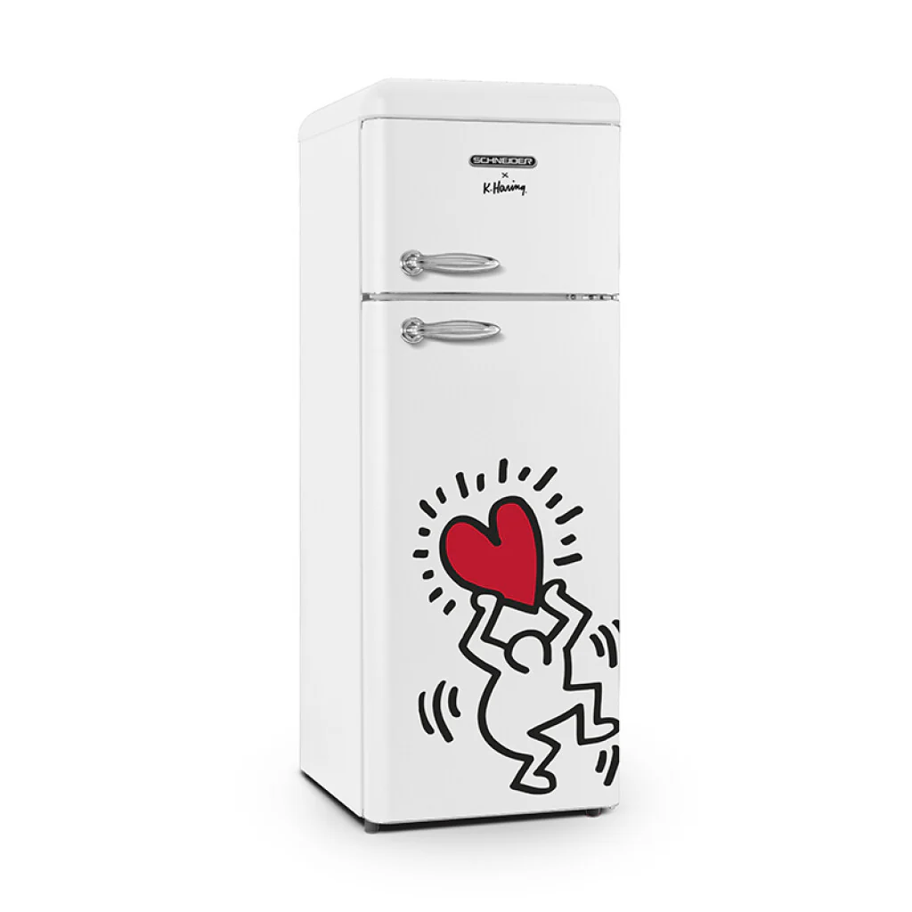 Schneider SCDD211KTECW Koelvries combinatie, Keith Haring design - Image 2