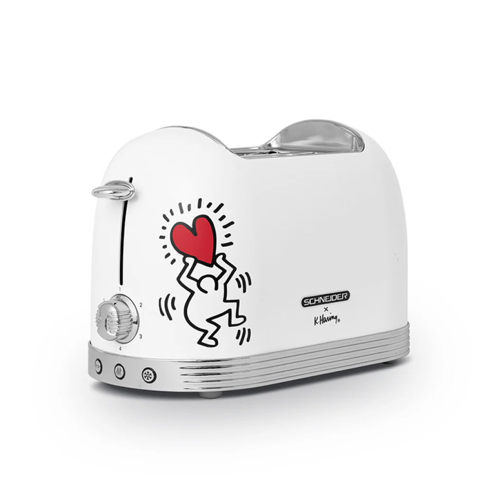 Schneider SCTO2KTECW Broodrooster, Keith Haring design - Image 2