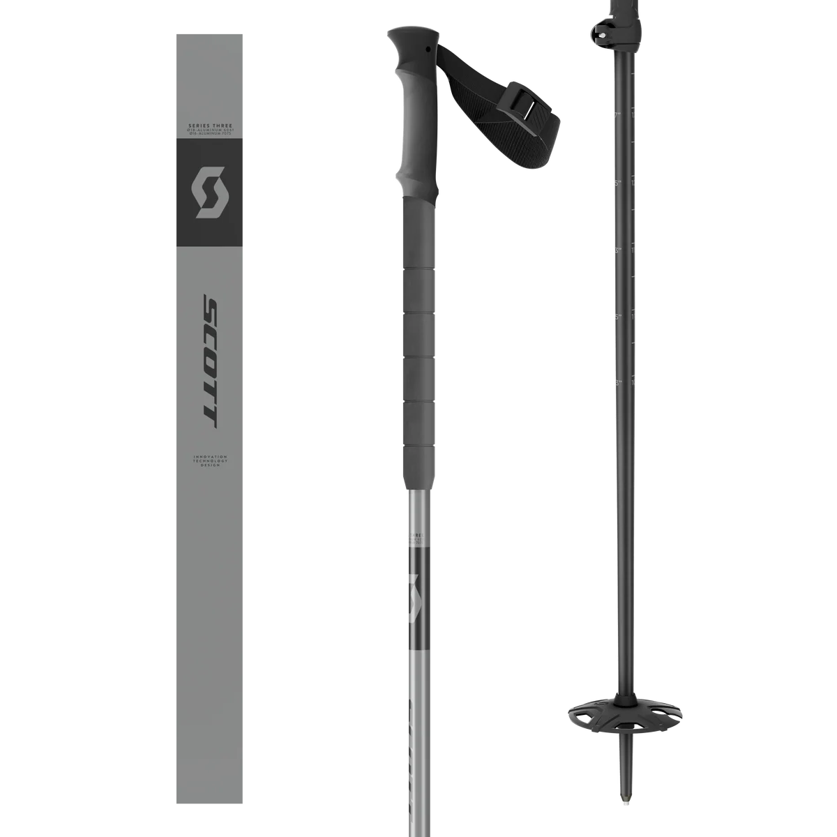Scott Aluguide toerski stokken 105-140 cm grijs - Image 2