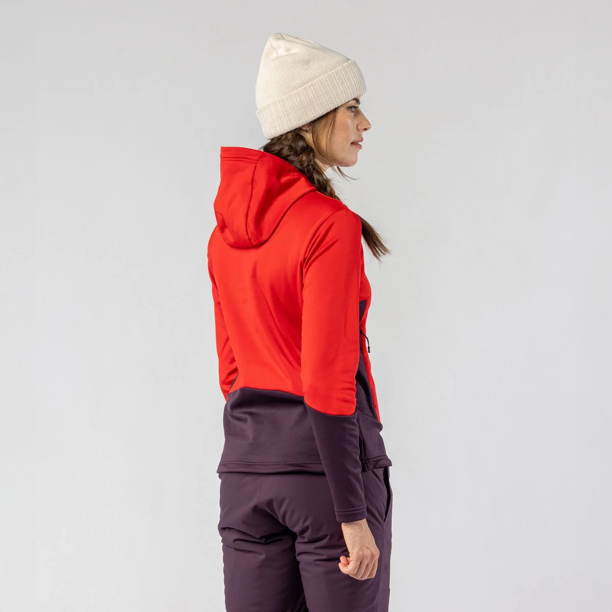 Scott Defined Mid Hoody fleece trui dames rood/paars - Image 4