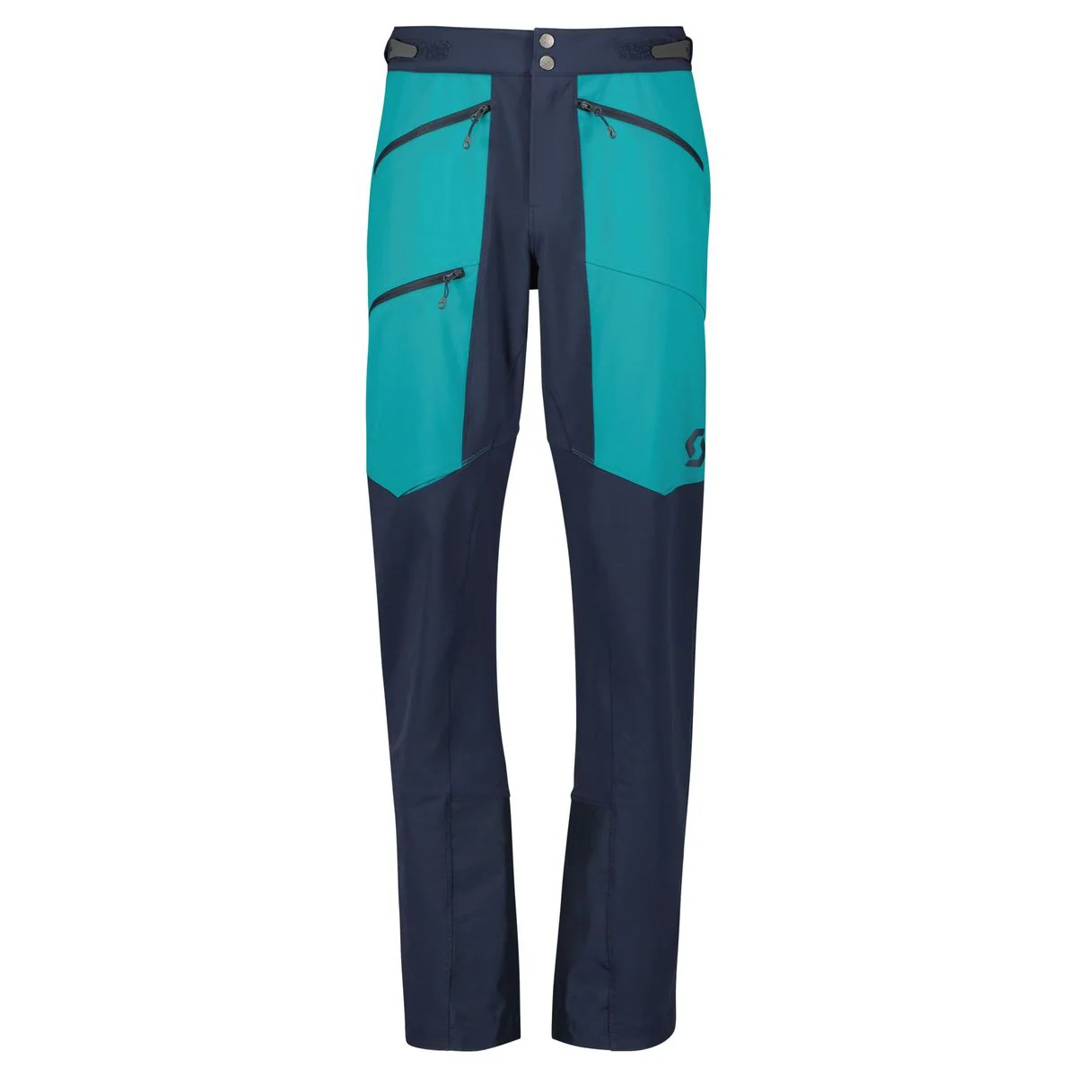 Scott Explorair Softshell Pro Skibroek Heren - Blauw/Groen
