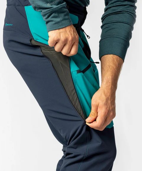 Scott Explorair Softshell Pro Skibroek Heren - Blauw/Groen - Image 5