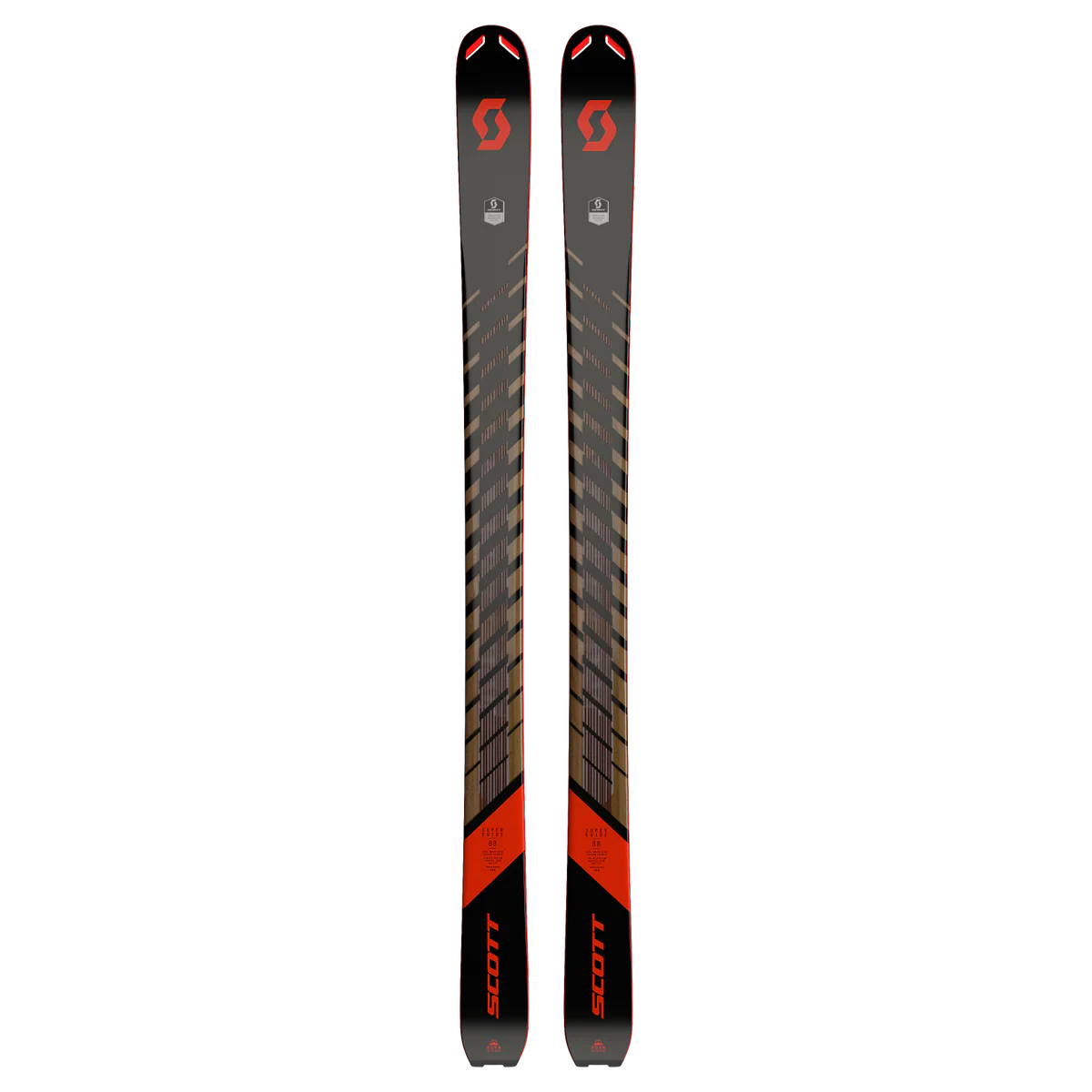 Scott Superguide 88 toerski's zwart/rood