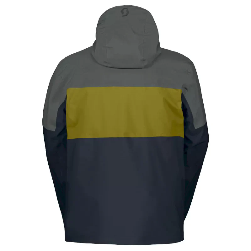 Scott Ultimate Dryo 10 ski jas heren grijs/groen/blauw - Image 2