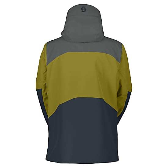 Scott Ultimate Dryo Ripstop Ski Jas Heren - Grijs/Groen - Image 2