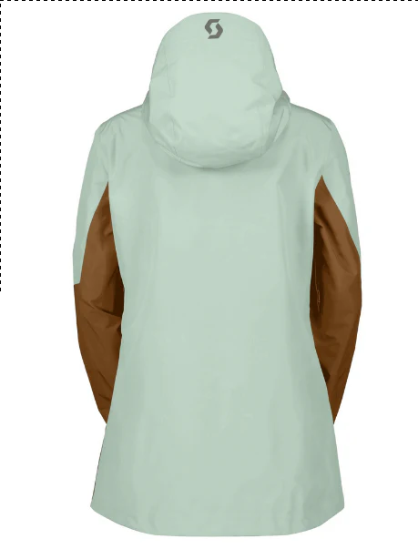 Scott Vertic Gore-Tex 2-Laags Ski Jas Dames - Groen/Bruin - Image 2