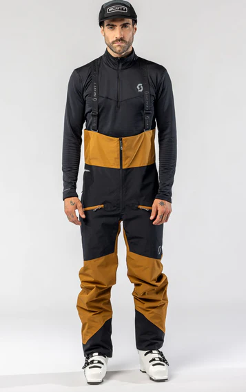 Scott Vertic Gore-Tex 2-Laags Skibroek Heren - Zwart/Bruin
