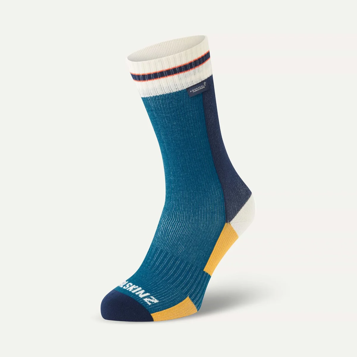 SealSkinz Billockby waterdichte fietssokken halflang blauw