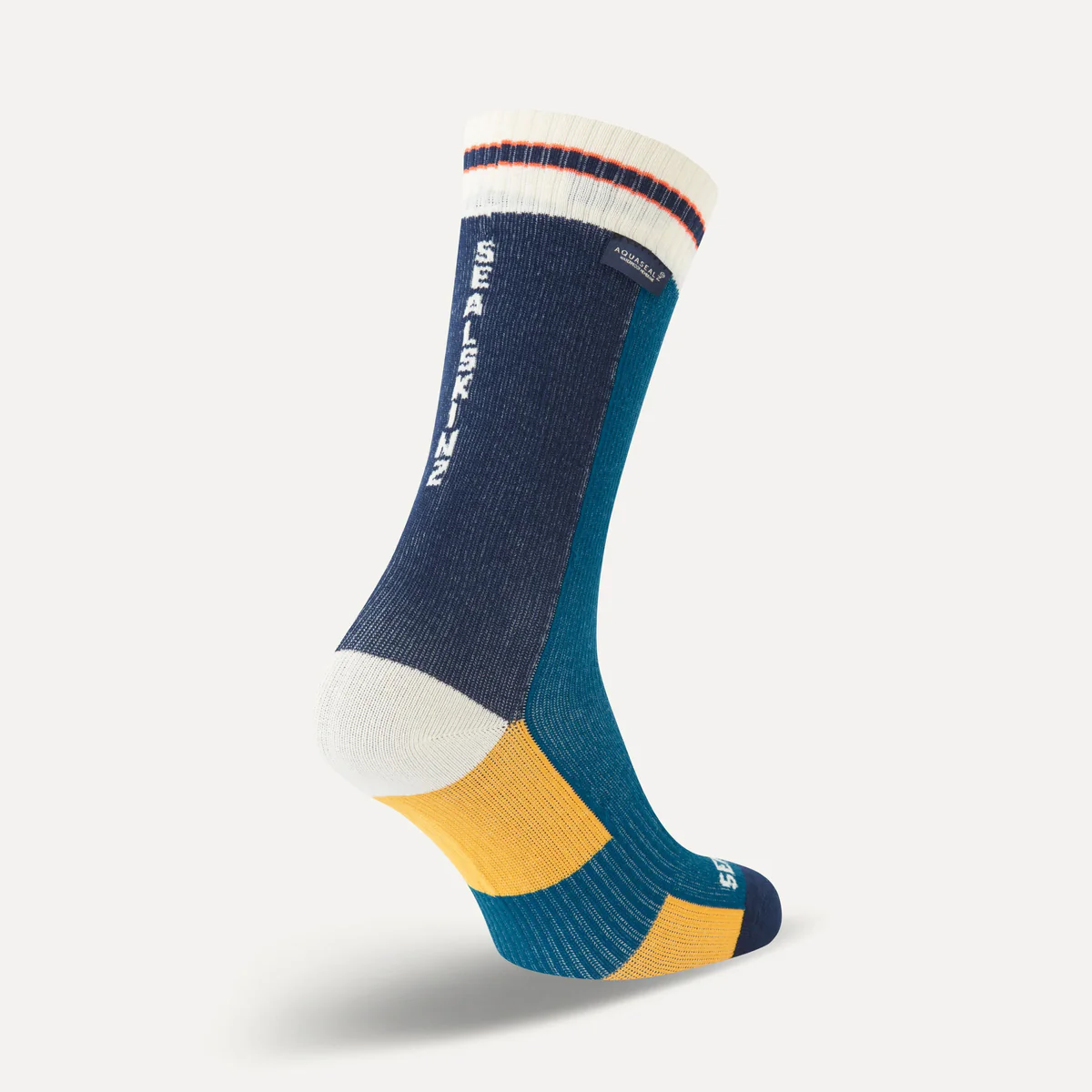 SealSkinz Billockby waterdichte fietssokken halflang blauw - Image 2