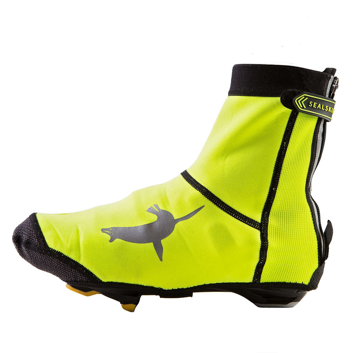 SealSkinz Neoprene Open Sole overschoenen Hi-Vis geel/zwart