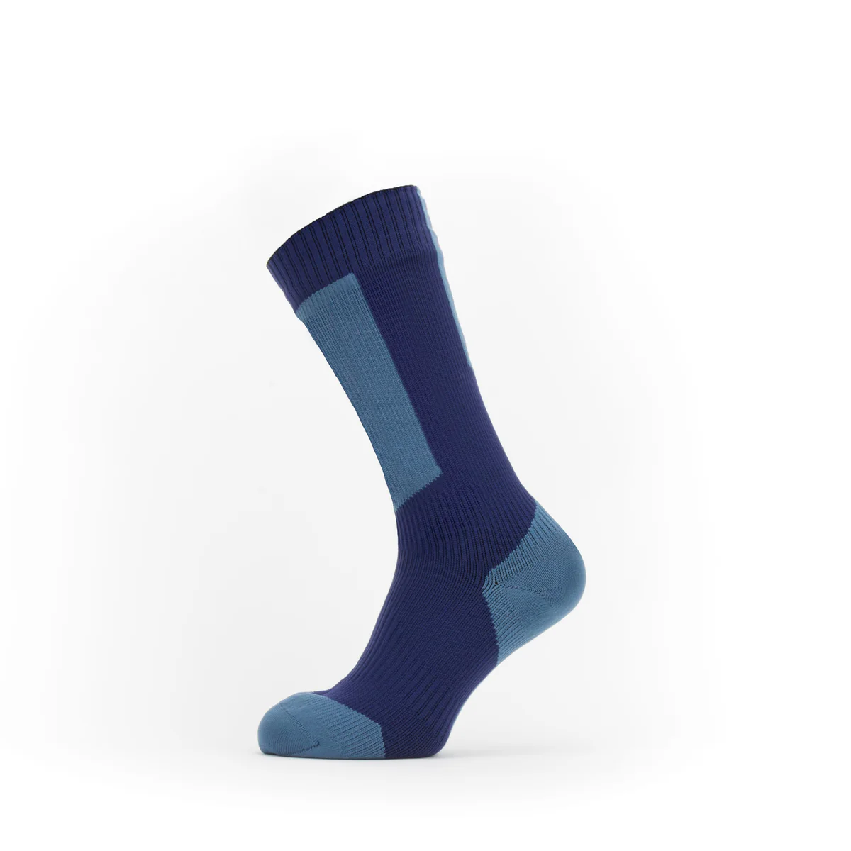 SealSkinz Runton Warme waterdichte fietssokken navy/rood
