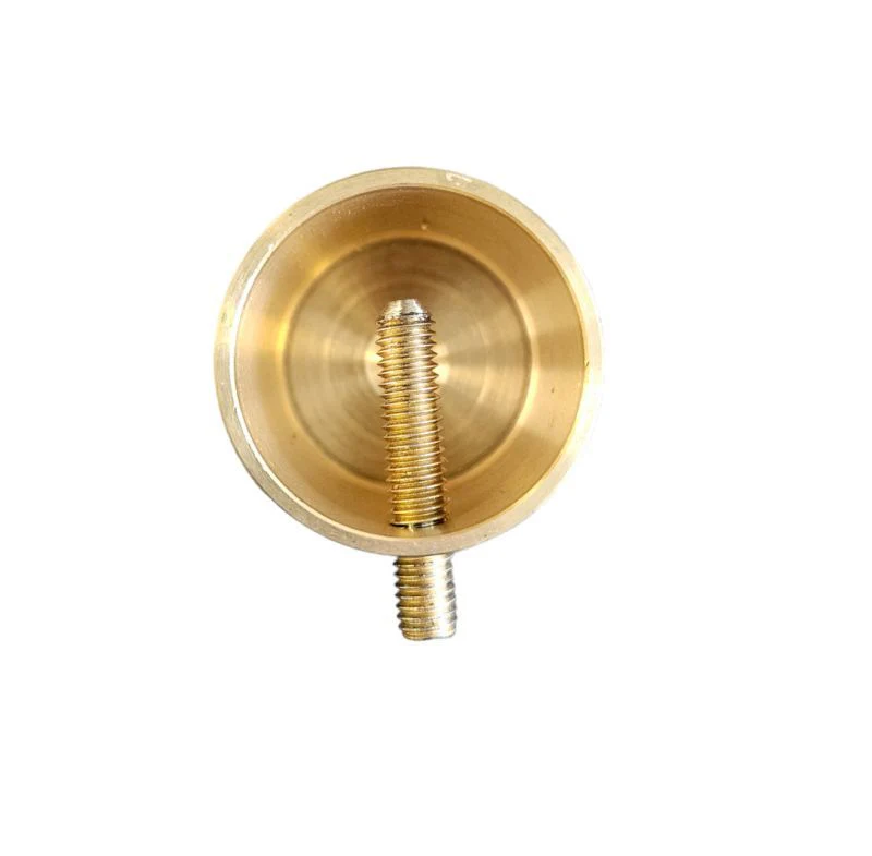 Seilflechter Touw Eindkap 35 mm voor handrailing/trapleuning touw messing - Image 2