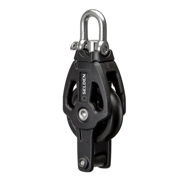 Seldén 404-001-02 PBB40 1-schijfs 40 mm blok met hondsvot
