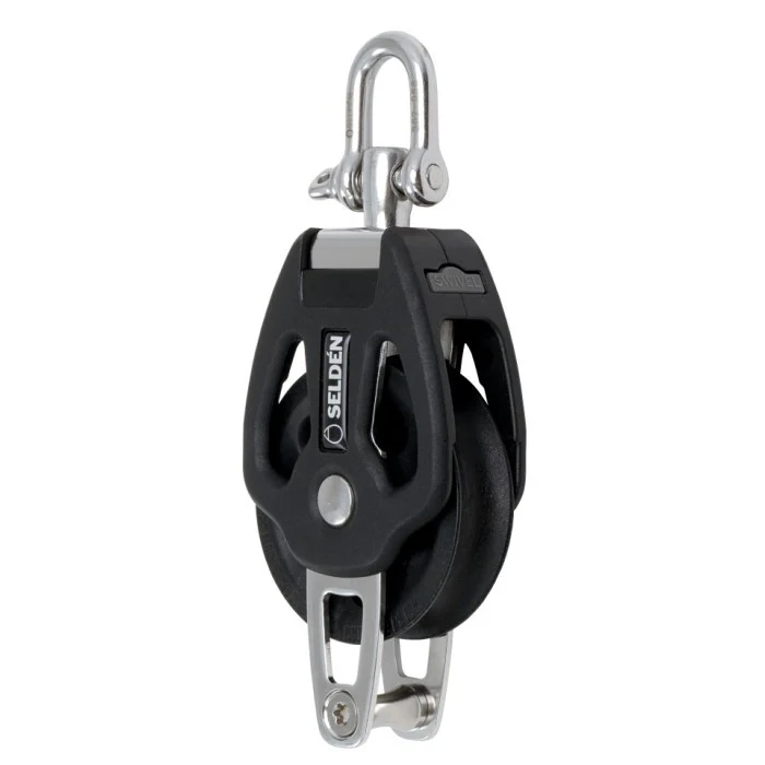 Seldén 406-001-02 PBB60 1-schijfs 60 mm blok met hondsvot