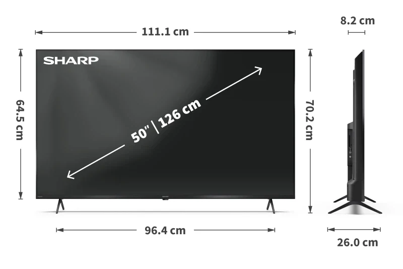 Sharp 50HL4265 Smart TV met Google TV - Image 6