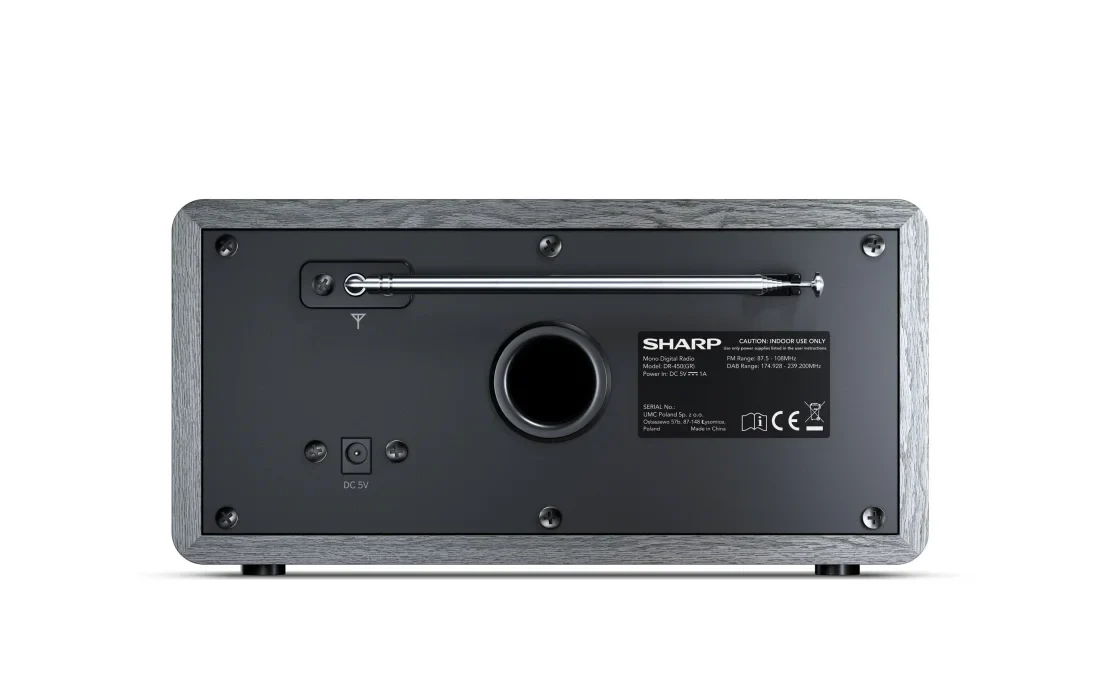 Sharp DR-450(GR) tafelradio met Dab+ en FM radio en bluetooth - Image 4