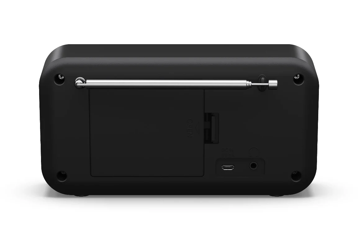 Sharp DR-P420BK ZWART draagbare radio met klok - Image 3
