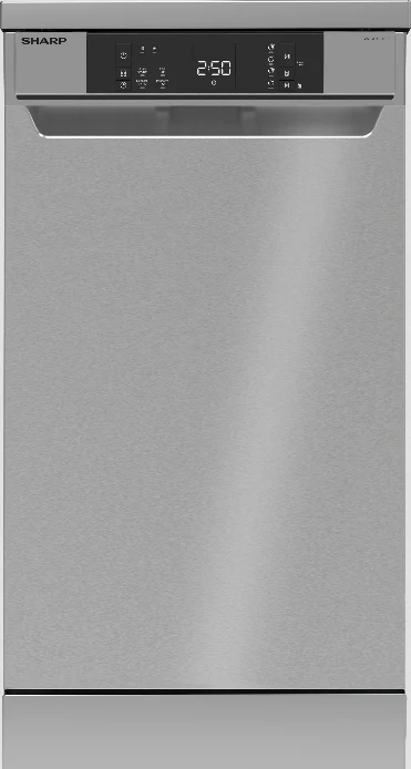 Sharp QWNS1CF49ESEU vrijstaande smalle 45 cm brede vaatwasser