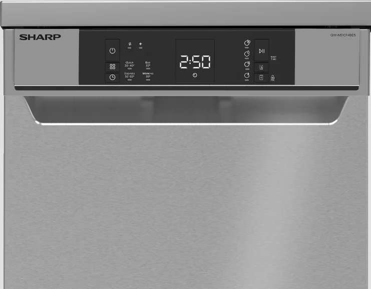 Sharp QWNS1CF49ESEU vrijstaande smalle 45 cm brede vaatwasser - Image 4