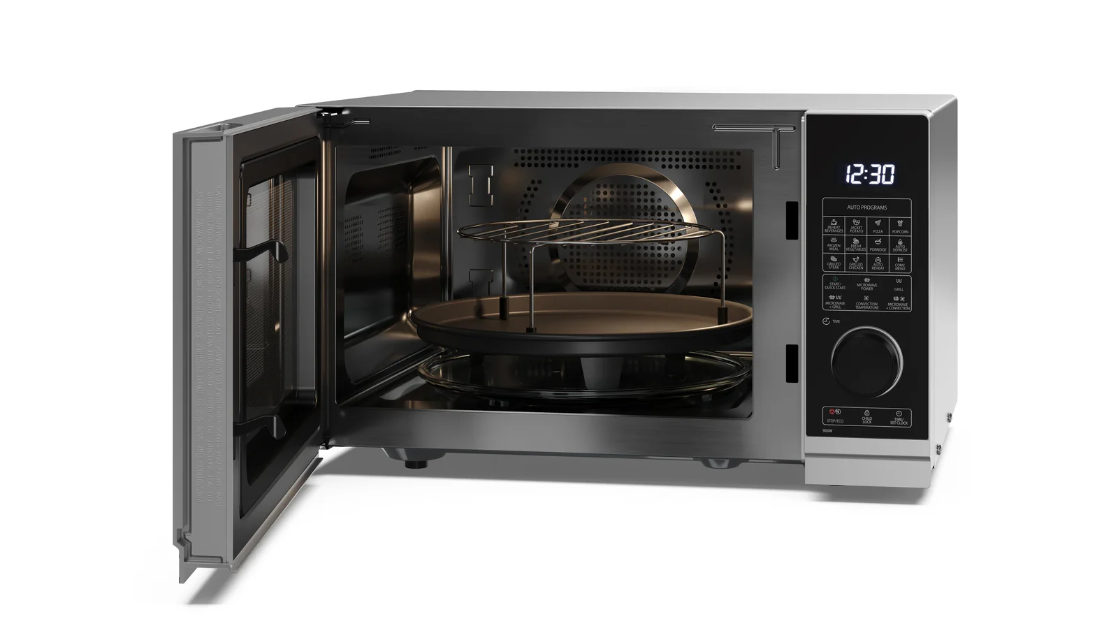 Sharp YC-PC254AE-S magnetron met grill en hetelucht functie - Image 4